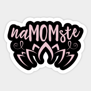 naMOMste Funny Yoga Mom Sticker